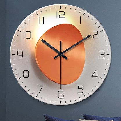 Orologio da parete Luna sole dorato