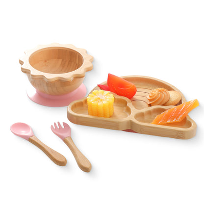Set stoviglie bambù