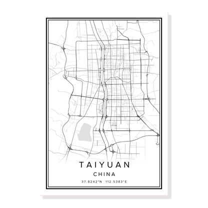 Quadro mappa città