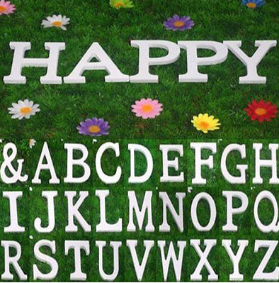 Adesivo lettere 3D