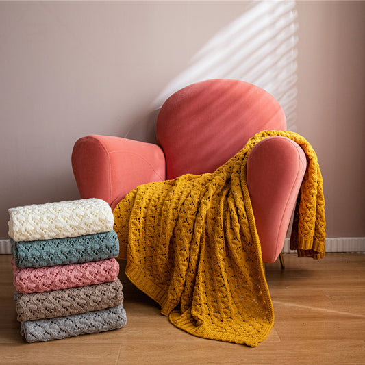 Coperta maglia diamante