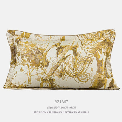 Cuscino jacquard cavallo