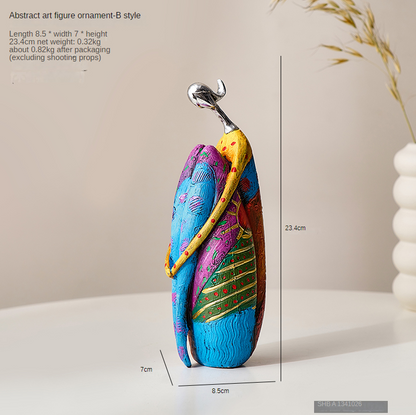 Ornamento con figura yoga