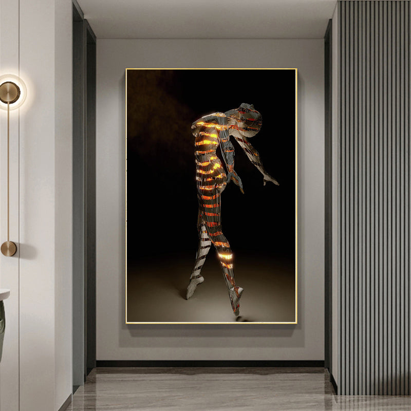 Quadro astratto donna