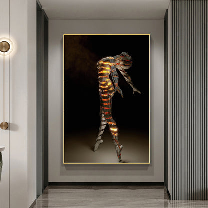 Quadro astratto donna