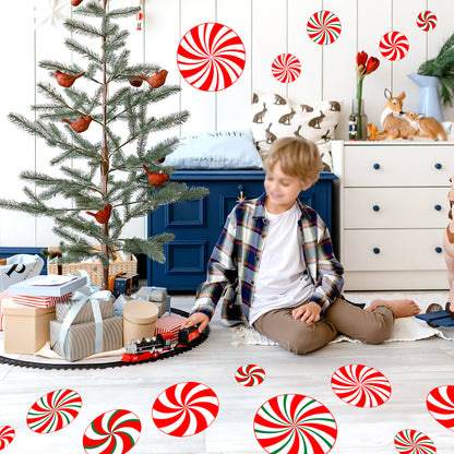 Adesivo Natale caramelle