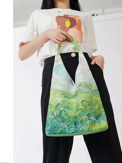 Borsa Spalla Dipinto Grano