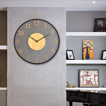 Orologio da parete Mesh dorato