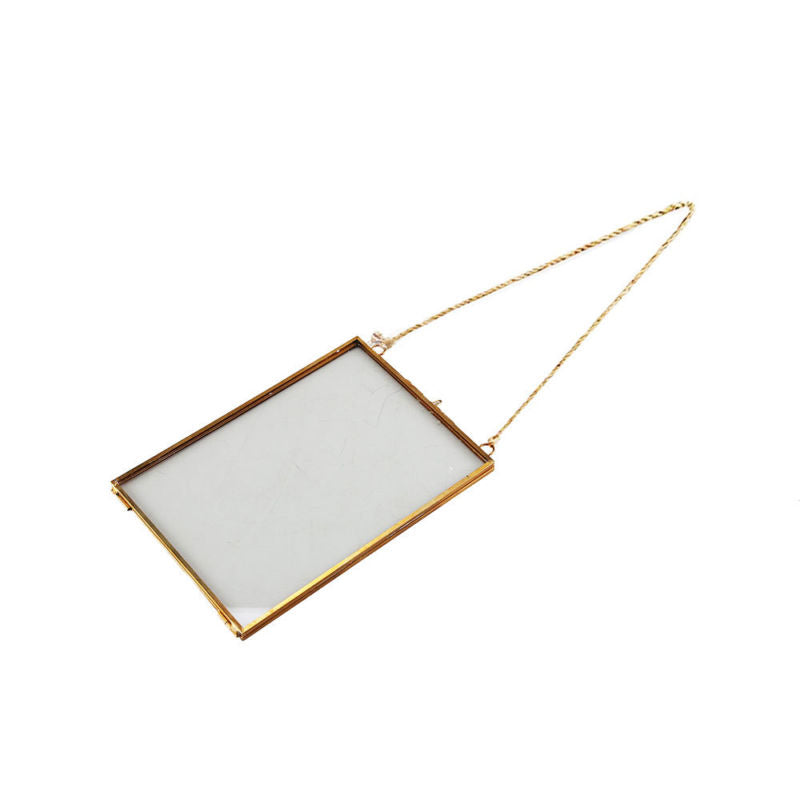 Cornice doppia piante metallo vetro