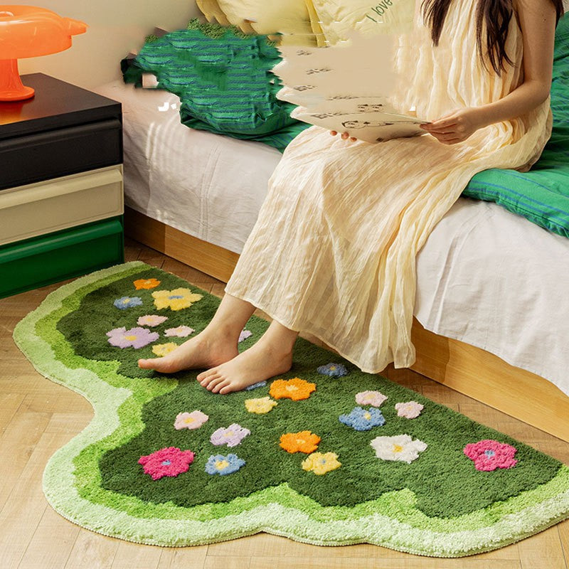 Tappeto piante e fiori