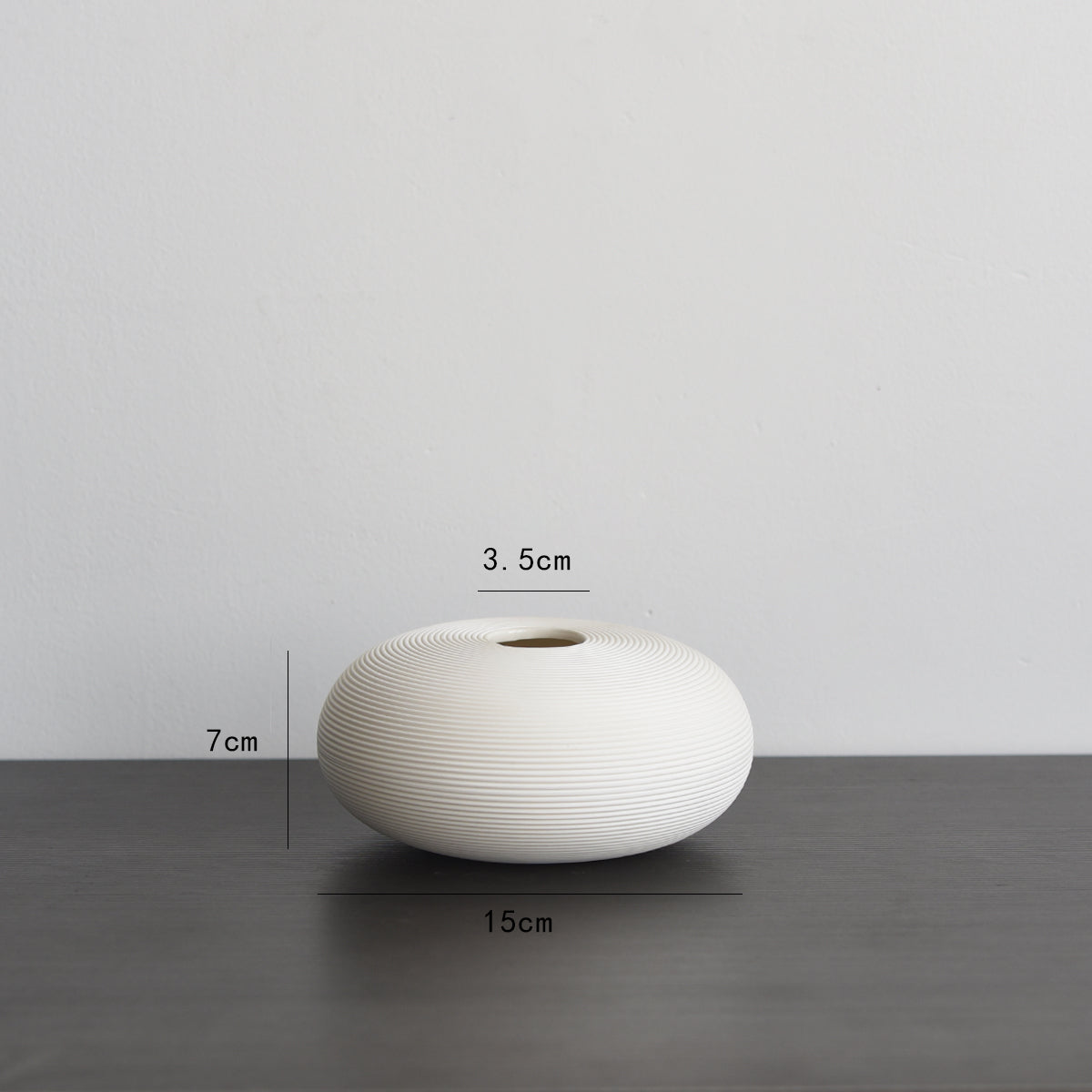 Vaso smaltato minimalista