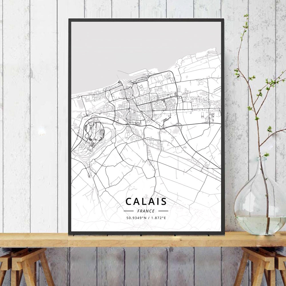 Poster mappa città