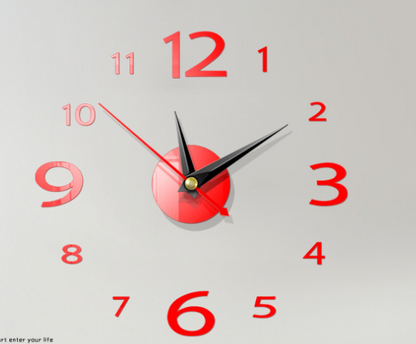 Orologio da parete Numeri prospettiva