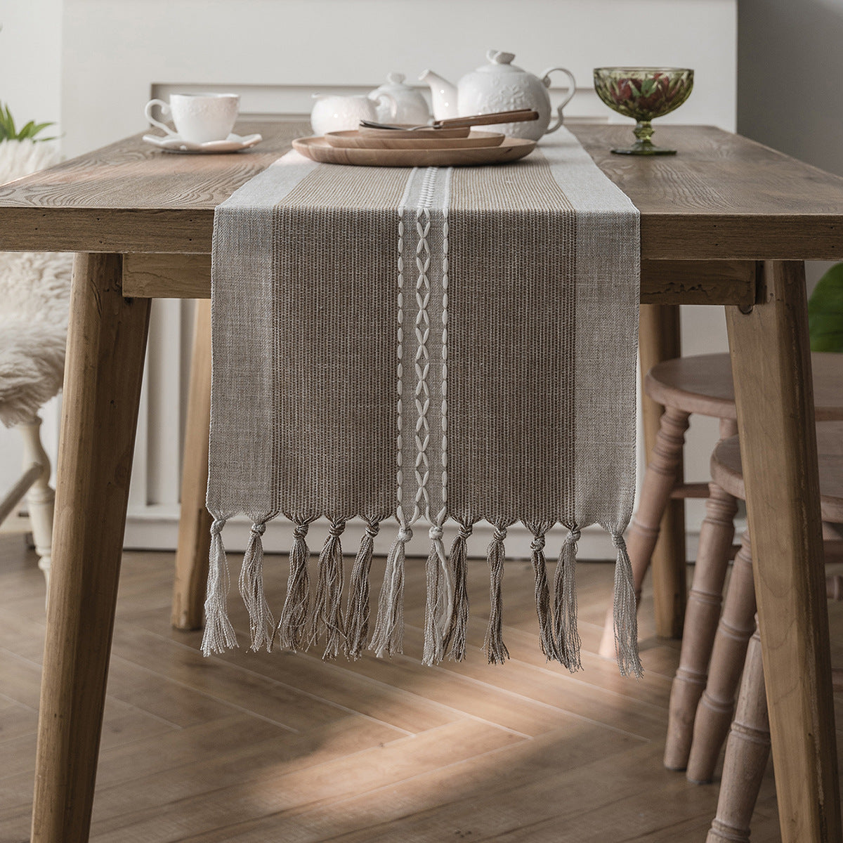 Tovaglia geometrica jacquard