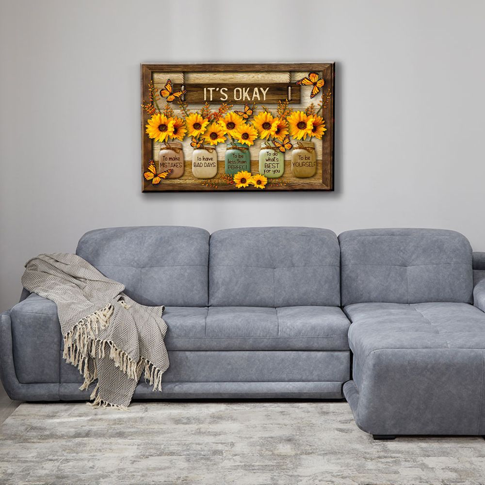 Quadro Farfalla e Girasole