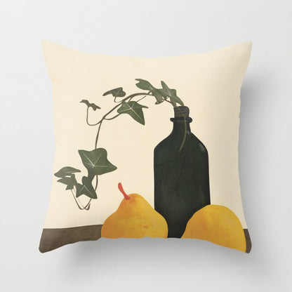 Cuscino illustrato donna con cappello