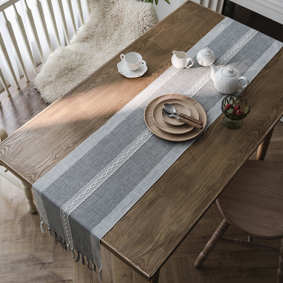 Tovaglia geometrica jacquard
