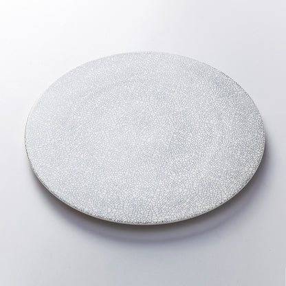 Piatto ceramica bianco opaco