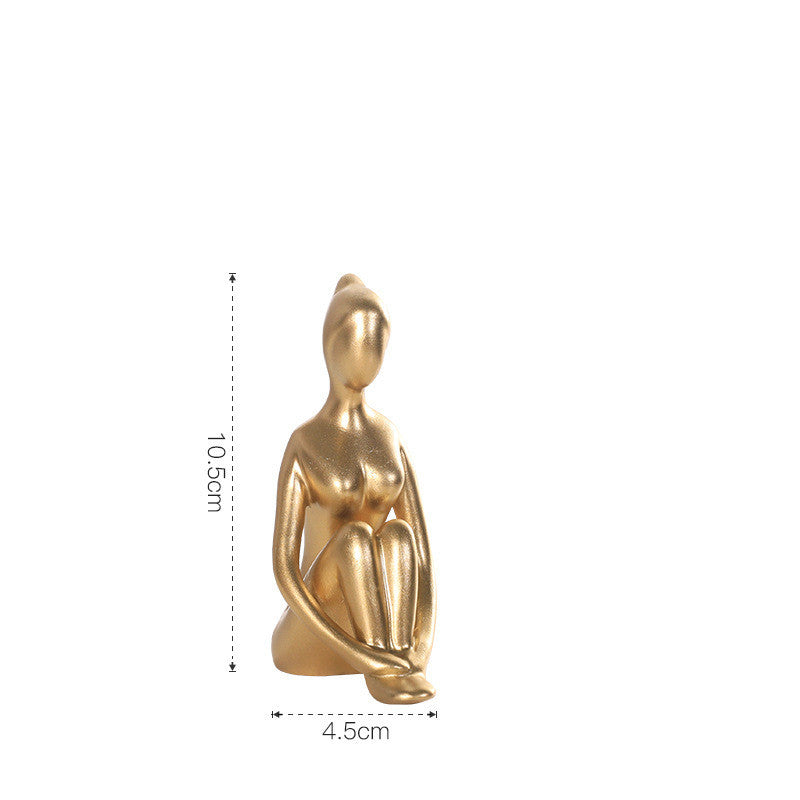 Figurina yoga astratta