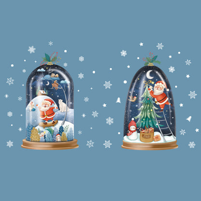 Adesivo Natale Fiocchi