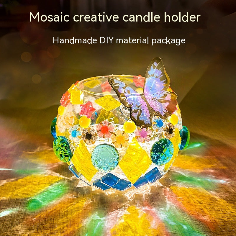 Kit portacandela mosaico DIY