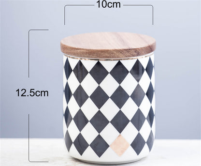 Barattolo ceramica sigillato