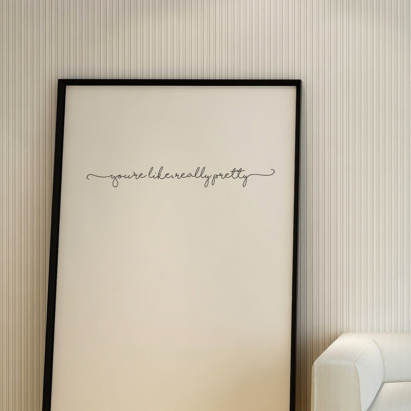 Specchio murale lettere