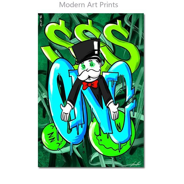 Dipinto astratto murale
