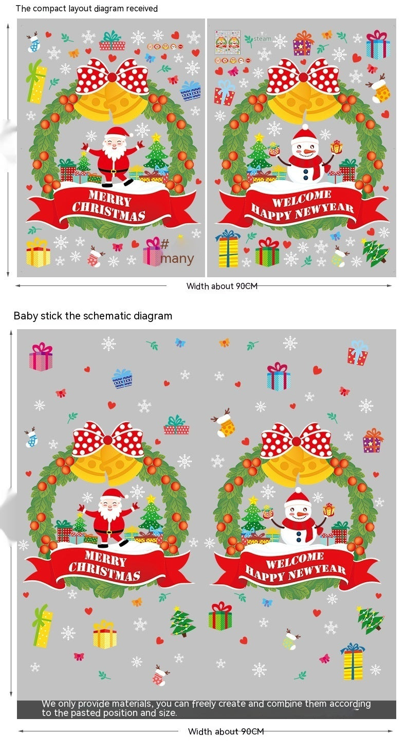 Adesivo Vetrina Natale