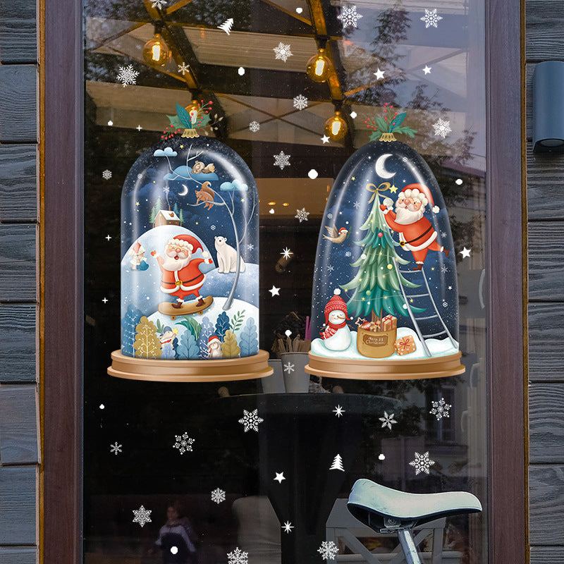 Adesivo Natale Fiocchi
