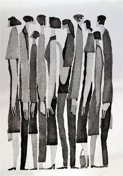 Quadro linee geometriche