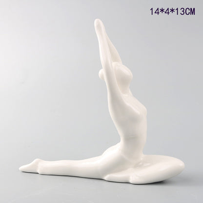 Scultura ragazza yoga