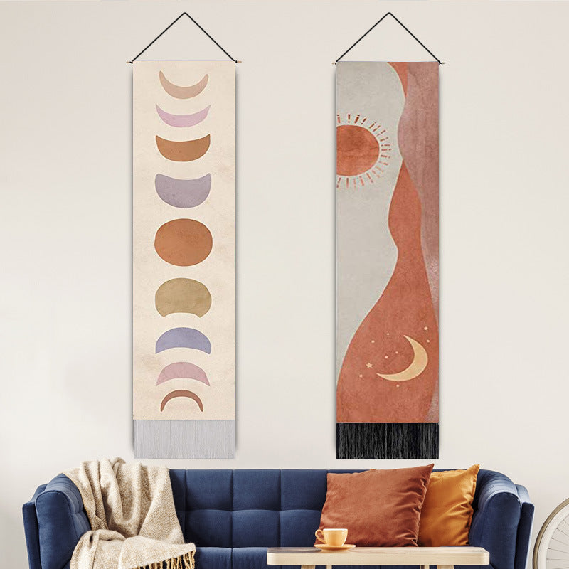 Quadro paesaggio nordico astratto
