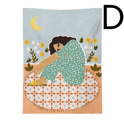 Tappezzeria Illustrazione Ragazza