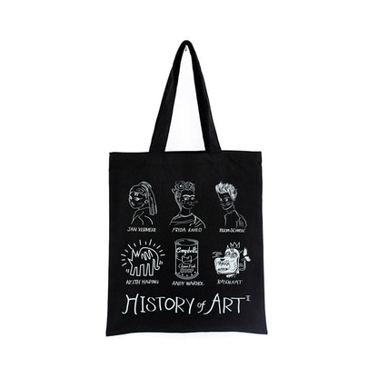 Borsa tela stile gatto d'arte
