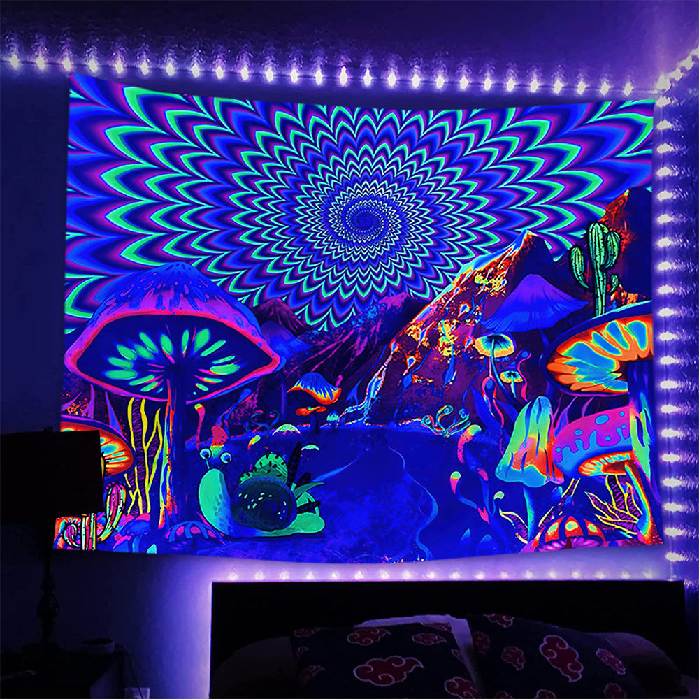 Arazzo stelle fluorescenti