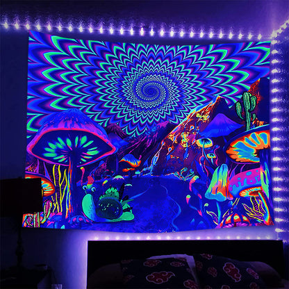 Arazzo stelle fluorescenti
