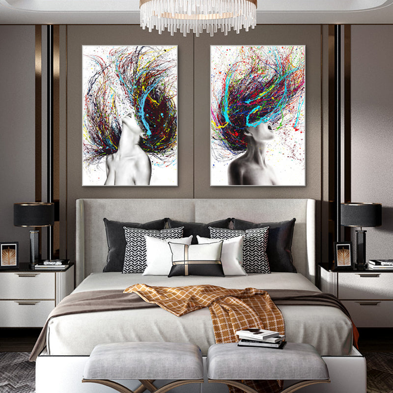 Quadro donna colorata