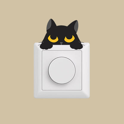 Adesivo murale gatto nero