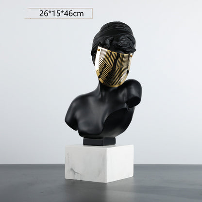 Scultura astratta ragazza