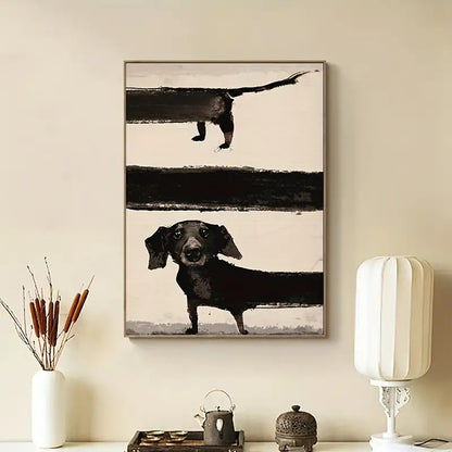 Quadro cane moderno