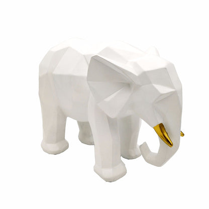 Ornamento elefante in resina