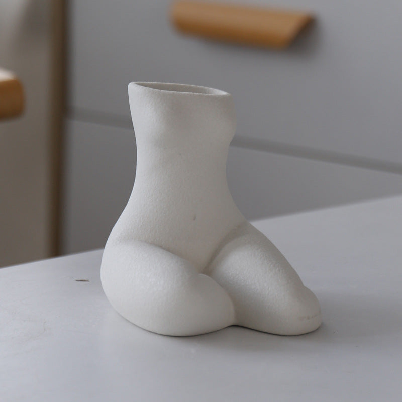 Vaso in ceramica forma astratta