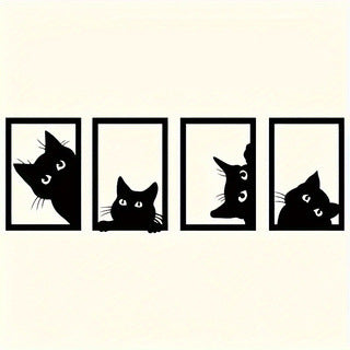 Decorazione Murale Gatto Nero