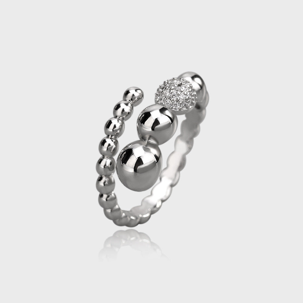 Anello con zirconi