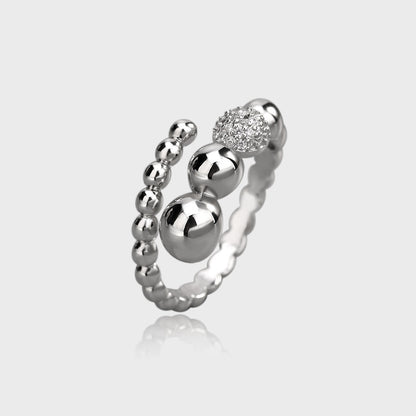 Anello con zirconi