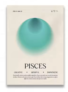 Poster Segni Zodiacali