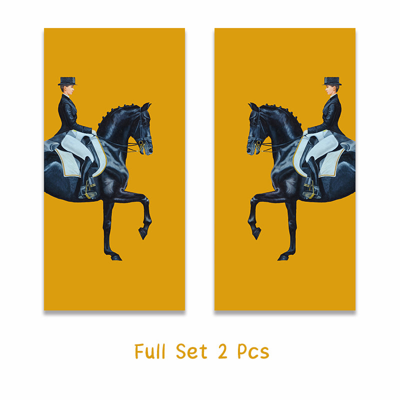 Quadro Cavallo Arancione