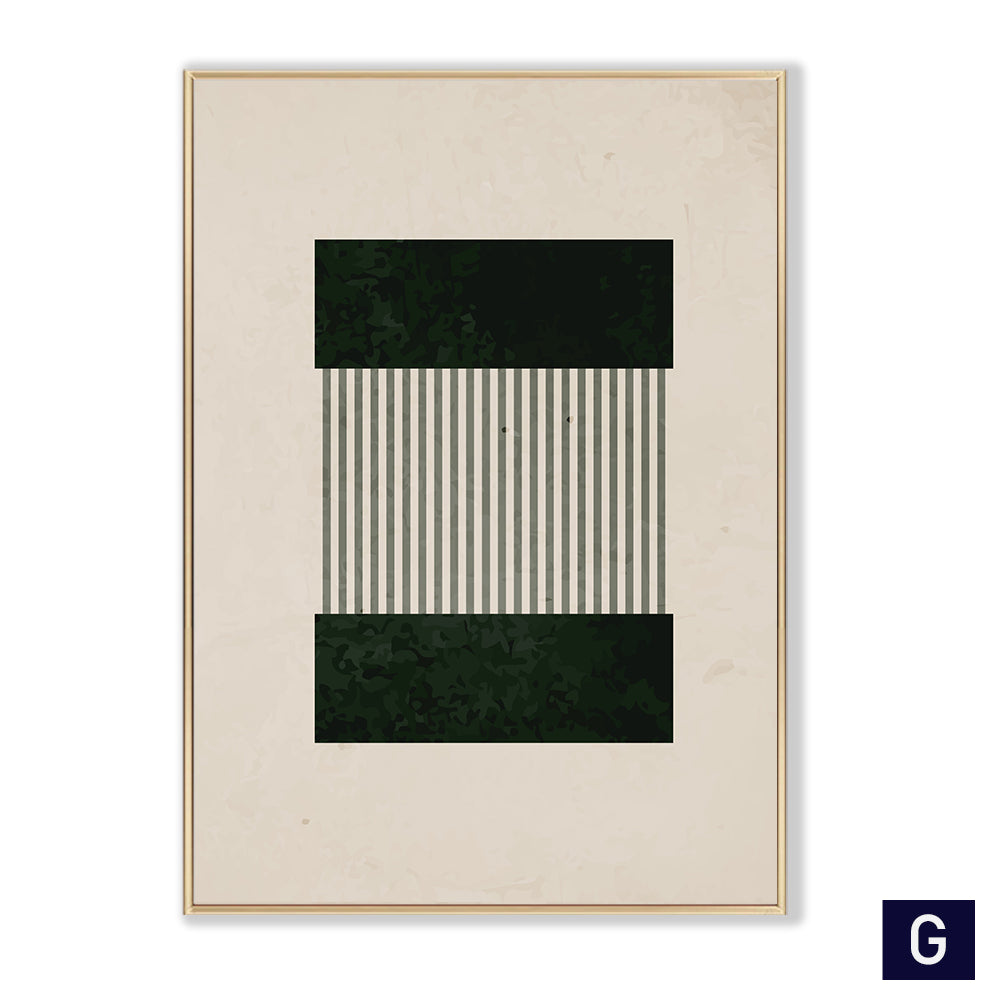 Quadro nero astratto