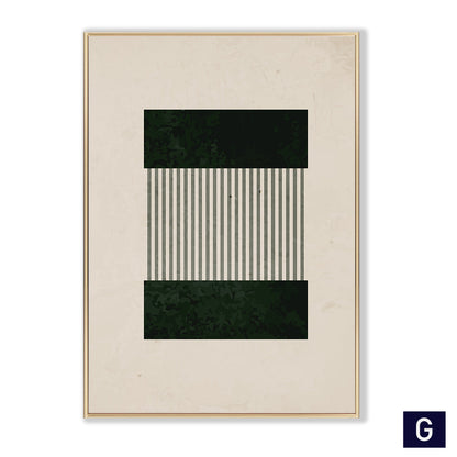 Quadro nero astratto